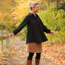 Chemise Caroline - Broderie noire nuit étoilée - Quintessence