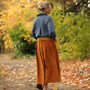 Chemise Caroline - Dobby tressé bleu ardoise - Quintessence