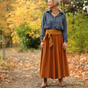 Chemise Caroline - Dobby tressé bleu ardoise - Quintessence