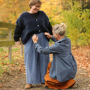 Chemise Caroline - Dobby tressé bleu ardoise - Quintessence