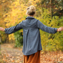 Chemise Caroline - Dobby tressé bleu ardoise - Quintessence