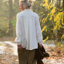 Chemise Caroline - Double gaze de coton ivoire - Quintessence