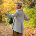 Chemise Caroline - Rayures bleu brume - Quintessence