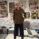 Chemise Caroline - Satin de coton Fleurs de Curcuma - Quintessence