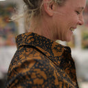 Chemise Caroline - Satin de coton Fleurs de Curcuma - Quintessence