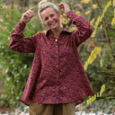 Chemise Caroline - Satin de coton Jardin Épicé - Quintessence