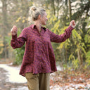 Chemise Caroline - Satin de coton Jardin Épicé - Quintessence