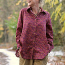 Chemise Caroline - Satin de coton Jardin Épicé - Quintessence