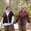 Chemise Caroline - Satin de coton Jardin Épicé - Quintessence