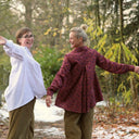 Chemise Caroline - Satin de coton Jardin Épicé - Quintessence
