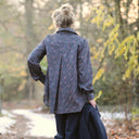 Chemise Caroline - Satin de coton Rayures Botaniques - Quintessence