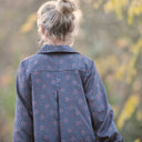 Chemise Caroline - Satin de coton Rayures Botaniques - Quintessence