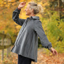 Chemise Caroline - Velours côtelé bleu grisé - Quintessence