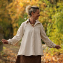 Chemise Caroline - Velours côtelé ivoire - Quintessence