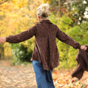 Chemise Caroline - Velours milleraies léo choco - Quintessence