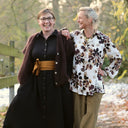 Chemise Caroline - Viscose Fleurs de Moka - Quintessence