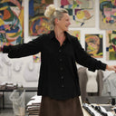 Chemise Caroline - Viscose noire - Quintessence