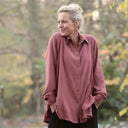 Chemise Caroline - Viscose/Lin Rose boisé - Quintessence