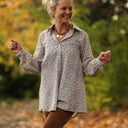 Chemise Caroline - Voile de coton fleurettes - Quintessence