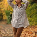 Chemise Caroline - Voile de coton fleurettes - Quintessence