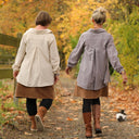 Chemise Caroline - voile de coton plumetis brume violette - Quintessence