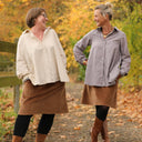 Chemise Caroline - voile de coton plumetis brume violette - Quintessence