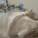 Chemise Honorine - Coton Broderie Fleurie blanche Ajourée - Quintessence