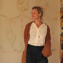 Chemise Honorine - Coton Broderie Fleurie blanche Ajourée - Quintessence