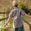 Chemise Honorine - Coton champs de violettes - Quintessence