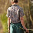 Chemise Honorine - Coton champs de violettes - Quintessence