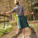 Chemise Honorine - Coton champs de violettes - Quintessence