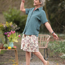 Chemise Honorine - Double gaze de coton cactus - Quintessence