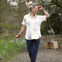 Chemise Honorine - Double gaze de coton Grand large - Quintessence