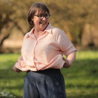 Chemise Honorine - Gaze légère à double structure nude