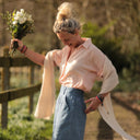 Chemise Honorine - Gaze légère à double structure nude - Quintessence