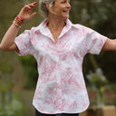 Chemise Honorine - Toile de Jouy framboise - Quintessence