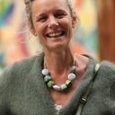 Collier Aurore – Vert & Doré - Quintessence