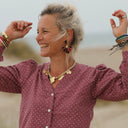 Collier Crépuscule – Feuilles dorées - Quintessence