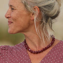 Collier Météore – Grenat & Doré - Quintessence