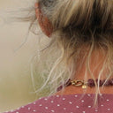 Collier Météore – Grenat & Doré - Quintessence