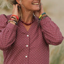 Collier Météore – Grenat & Doré - Quintessence