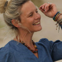 Collier Mistral – Marron, Noir & Doré - Quintessence