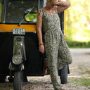 Combinaison LOUNA - Crêpe de viscose herbier kaki - Quintessence