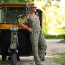 Combinaison LOUNA - Crêpe de viscose herbier kaki - Quintessence