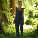 Combinaison LOUNA - Lin stone bleu grisé - Quintessence