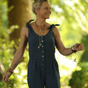 Combinaison LOUNA - Lin stone bleu grisé - Quintessence