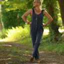 Combinaison LOUNA - Lin stone bleu grisé - Quintessence