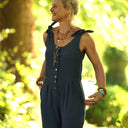 Combinaison LOUNA - Lin stone bleu grisé - Quintessence