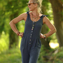 Combinaison LOUNA - Lin stone bleu grisé - Quintessence