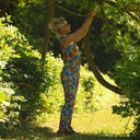 Combinaison LOUNA - Satin de coton jardin solaire - Quintessence